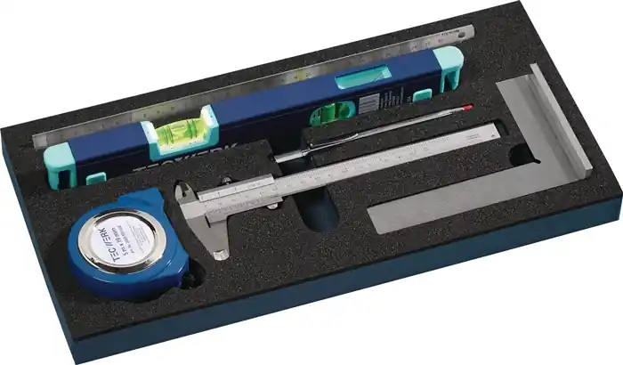 Werkzeugmodul 6-tlg.1/3-Modul Messwerkzeugsatz TECWERK Markenprodukt