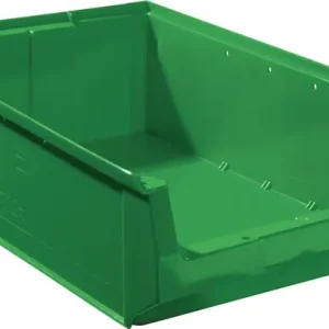 Echt Sichtlagerkasten L500/450xB310xH140mm PE grün TECWERK VE: 14 Stück
