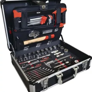 Top-Preis Werkzeugkoffer 134-tlg.im Alu.Rahmenkoffer NOW