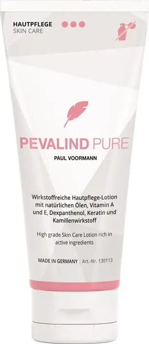 Hautpflege PEVALIND PURE 100ml pH-hautneutral,silikonfrei Tube PAUL VOORMANN Geprüft