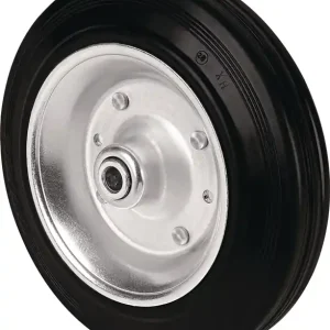 Ersatzrad D.200mm Trgf.205kg VG schwarz Achs-D.20mm Nabenl.59mm TECWERK Abverkauf