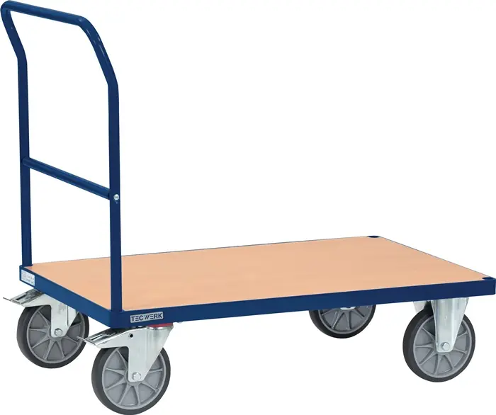 Must-Have Plattformwagen Ladeflächen L1200xB800mm STA saphirblau Trgf.600kg TECWERK