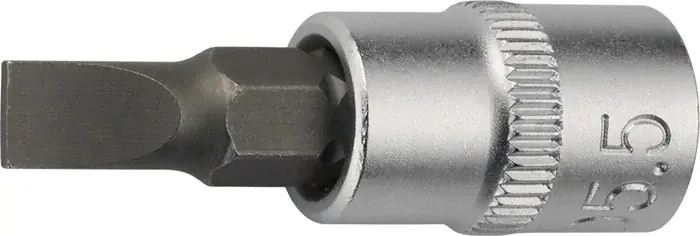 Bestpreis Steckschlüsseleinsatz 1/4 Zoll Schlitz 4mm L.32mm TECWERK