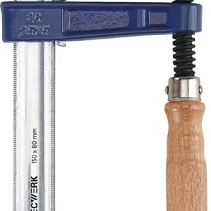 Temperguss-Schraubzwinge Spann-W.250mm A.120mm Holzgr.30x8mm TECWERK Sichere Zahlung