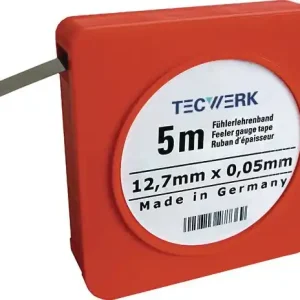 Fühlerlehrenband S.0,60mm L.5m B.12,7mm TECWERK Knallerangebot