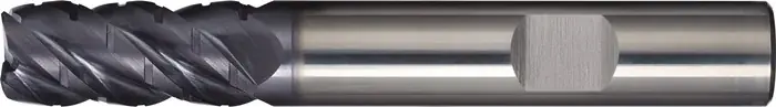 Echt Schaftfräser DIN 6527L Typ NF-UNI D.12mm VHM TiAlN 45Grad HB Z.4 lang TECWERK