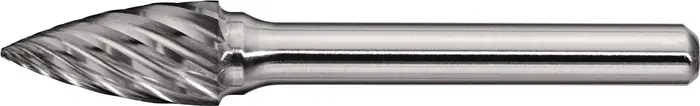 Frässtift SPG INOX D.6mm Kopf-L.16mm Schaft-D.6mm HM Verz.Normal,fein TECWERK Garantierte Lieferung
