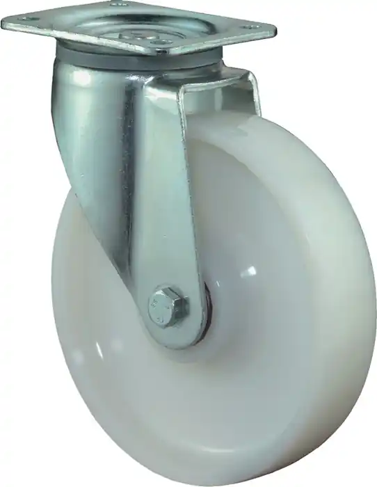 Schwerlast-Lenkrolle D.125mm Trgf.700kg Ku.Platte L135xB110mm BS ROLLEN Nur Für Kurze Zeit