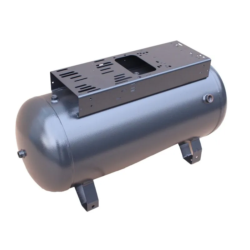 AEROTEC Druckluftbehälter 90 l liegend - 11 bar mit schmaler Konsole 1 stufig Wochenendangebot