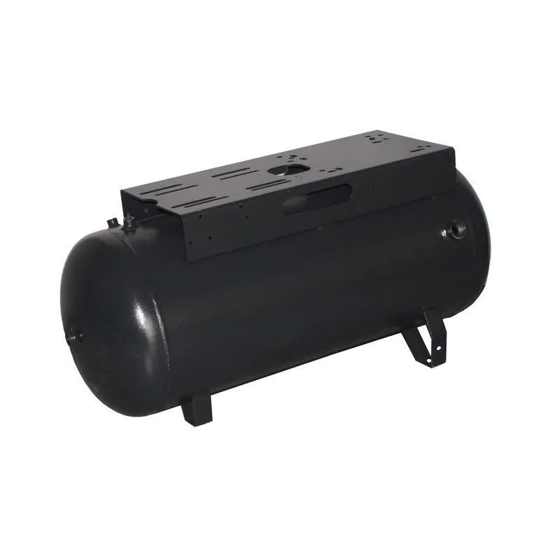 AEROTEC Druckluftbehälter 90 l liegend - 11 bar mit breiter Konsole 2 stufig Preiswert