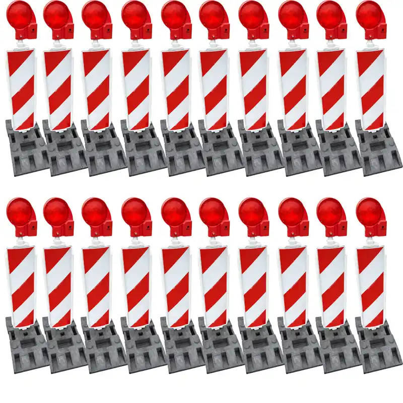 Leitbake Komplettset nach TL inkl. Fuß, LED-Warnleuchte & Batterie Jetzt Kaufen