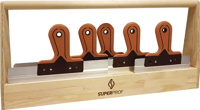 Nur Heute Flächendekorspachtel-Set Pure f.Gips Soft Griff Super Prof