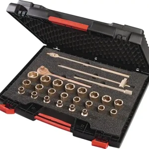 Knarrenkasten 27-tlg.SW 10-32mm Antr.1/2 Zoll ENDRES TOOLS Mega-Angebot