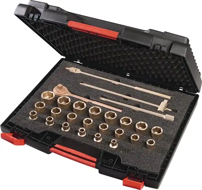 Knarrenkasten 27-tlg.SW 10-32mm Antr.1/2 Zoll ENDRES TOOLS Mega-Angebot