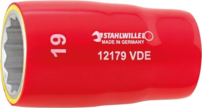 Echt Steckschlüsseleinsatz 12179 1/2 Zoll Doppelsechskant AS-Drive SW 10mm