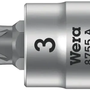 Heißes Angebot Schraubendrehereinsatz 8755 A Pozidriv PZ 3 Antr.-4-kant 1/4Zoll L.28mm verchr.