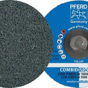 Aktuell Vliesronde CDR PNER-MH 5006 SiC F Außen-D.50mm B.6mm COMBIDISC mittelhart VE: 25 Stück