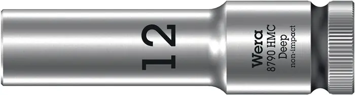 Versand Am Gleichen Tag Steckschlüsseleinsatz 8790 HMC Deep 6-kant SW12mm 4-kant 1/2Zoll CrV L.83mm