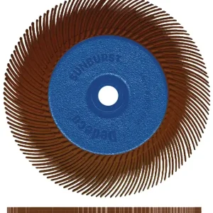 Abverkauf Radialbürste SUNBURST Ø152xB12,7x25,4mm 36 Alox/Korund TYROLIT