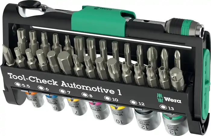 Mega-Angebot Bitratschensatz Tool-Check Automotive 1 38-teilig WERA
