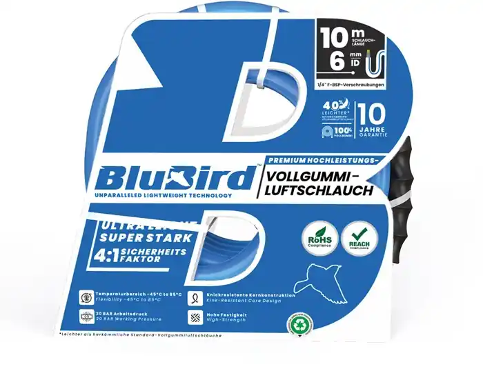 Werkstattschlauchset BluBird ID 6mm AD 12mm L.10 Schnellver.Kup. Wochenendangebot