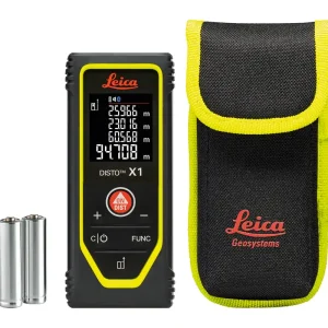 Knallerangebot LEICA Laser-Entfernungsmessgerät DISTO X1 - 100 m - Genauigkeit ±1,5mm