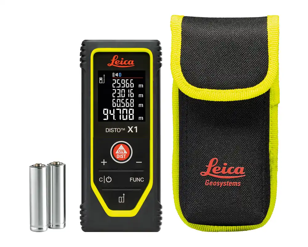 Knallerangebot LEICA Laser-Entfernungsmessgerät DISTO X1 - 100 m - Genauigkeit ±1,5mm