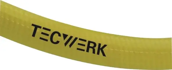 Wasserschlauch gelb L.50m ID 12,5mm AD 17mm TECWERK VE: 50 Meter Ausverkauf