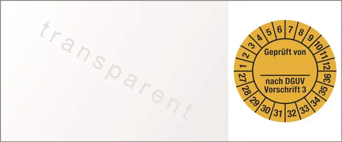Saisonangebot Mehrjahresprüfplakette B25xL60mm J.2027-2036 Folie Btl.a 100 St.