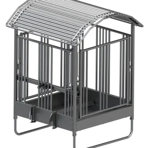 Kerbl Viereckraufe Hobby, 8 Fress- plätze, Sicherheitsfressgitter Bestseller