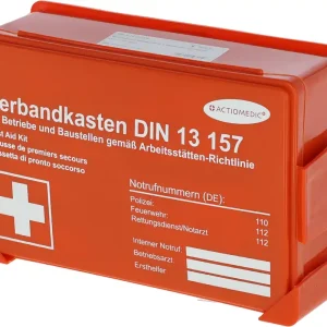 Neue Ware Kerbl Betriebsverbandkasten, Erste-Hilfe-Set nach DIN 13157, m. Wandhalter