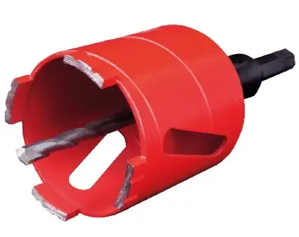 CEDIMA Diamant-Bohrkrone Ø82 mm - M16 inkl. Sechskant-Anschluss für Standard-Bohrfutter, Zentrierbohrer und Austreiber-Keil für Zentrienbohrer Ausverkauf