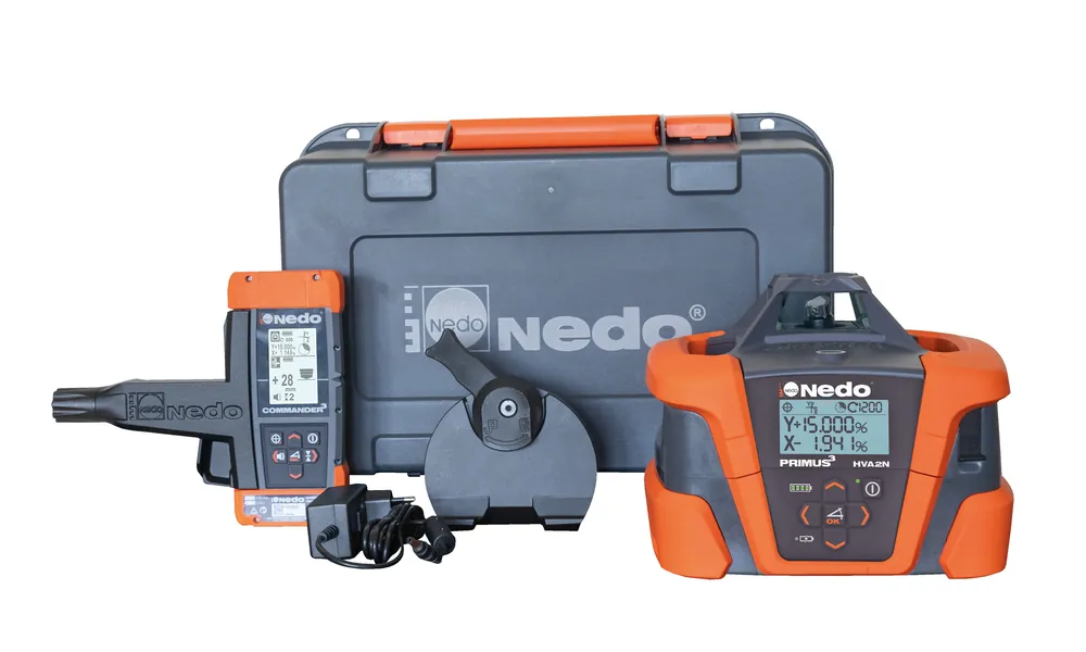 Nedo Rotationslaser PRIMUS³ HVA2N Laserklasse 2 - Jubiläums-Set Super-Preis