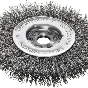 Rundbürste RBE Bohr.12mm Drahtstärke 0,30mm Stahldraht STA 21mm VE: 5 Stück Garantierte Lieferung