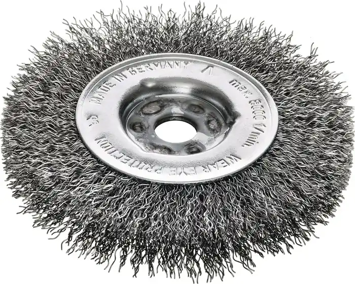 Rundbürste RBE Bohr.12mm Drahtstärke 0,30mm Stahldraht STA 21mm VE: 5 Stück Garantierte Lieferung