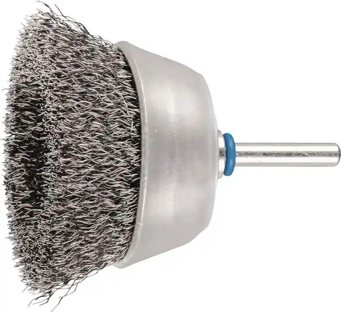 Topfbürste TBU INOX D.70mm Drahtstärke 0,3mm VA Schaftaufnahme PFERD TOOLS Heißes Angebot