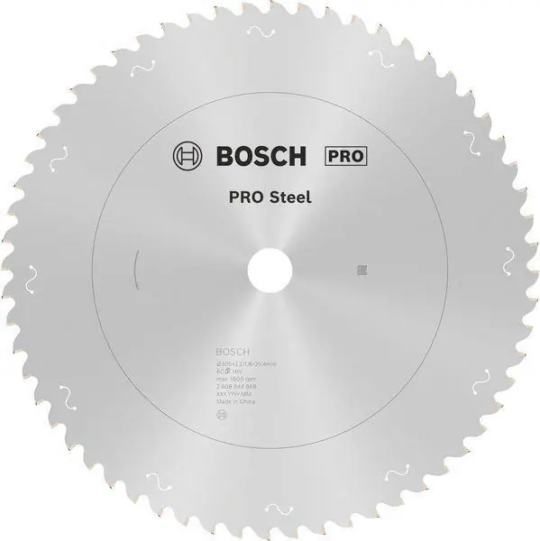 Abverkauf Kreissägeblatt PRO Steel Form HLTCG D.305mm Bohrungs-D.25,4mm Z.60 BOSCH