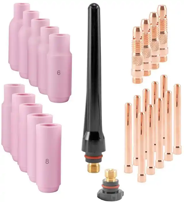 Verschleißteile-Set f.WP-26 rosa 26-tlg.STAHLWERK Finale Aktion