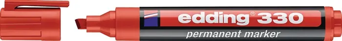 Begrenztes Angebot Permanentmarker 330 rot Strich-B.1-5mm Keilspitze EDDING VE: 10 Stück