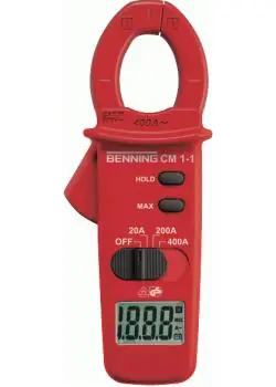 Sichere Zahlung Digital-Stromzangen-Multimeter CM 1-1 "BENNING"-AC bis 400A
