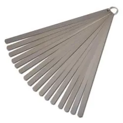 Direktkauf Kolbenspiellehre - Stahl - Messbereich 0,05 bis 1mm - 13/20 Blatt