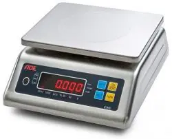 Markenprodukt Foodwaage KWE - Meßbereich bis 15kg - komplett Edelstahl