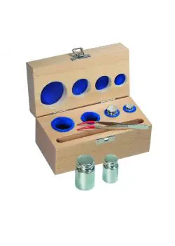 Aktuell Etui für Prüfgewichte E 1 bis F 1 - Gewichte bis max. 10 kg - Holz, gepolstert