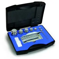 Echt Gewichtssatz M 1 - 15 Prüfgewichte - 1 mg bis 50 g - Edelstahl, Aluminium, Neusilber