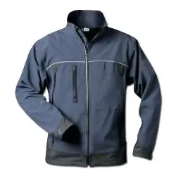 Neu Softshell-Jacke "GAMMA" - marine/schwarz - Größe S-XXXL/ 46-68 - ELYSEE