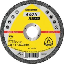 Top-Seller Trennscheibe - für Alu und NE-Metalle - Härte weich - Ø 115-125mm - A 60 N Supra - VE 25 Stk. - Preis per VE