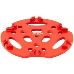 Diamantscheibe V12 - Durchmesser 300 mm - mit 12 Segmenten in V-Anordnung - KG 30/40 rot Must-Have