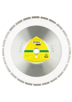 Diamanttrennscheibe DT 350 U Extra - Durchmesser 300 bis 400 mm - Bohrung 20 bis 25,4 mm - lasergeschweißt Markenware