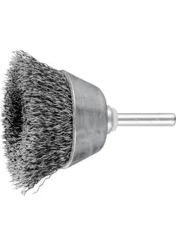 PFERD Topfbürste TBU mit Schaft - Stahldraht - ungezopft - Außen-ø 50 und 60 mm - Besatzmaterial-ø 30 mm - VE 10 Stück - Preis per VE Super-Preis