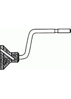Super-Preis Ersatzklinge - HSS Kurbelsenker EX2000 - Schaft-Ø 3,2 mm
